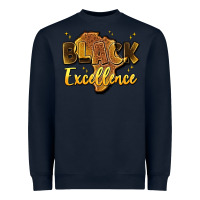 Navy black excellence Heavyweight Sweatshirt - Artiststas