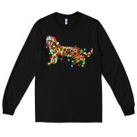 Black christmas bengal cat Long Sleeve Tee - LillyAllenDesigns