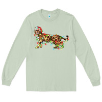 Matcha christmas bengal cat Long Sleeve Tee - LillyAllenDesigns