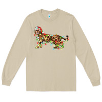 Mushroom christmas bengal cat Long Sleeve Tee - LillyAllenDesigns
