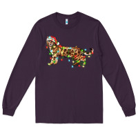 Plum christmas bengal cat Long Sleeve Tee - LillyAllenDesigns