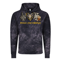 Cloud Black Peace Love Missouri Vintage Hoodie - Jasminsmagicworld
