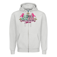 Dove Grey Heal Cancer Luke 1:37 cross Cancer Awareness Zipper Hoodie - HowdyJamesFarm