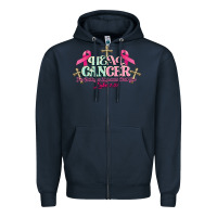 Navy Heal Cancer Luke 1:37 cross Cancer Awareness Zipper Hoodie - HowdyJamesFarm