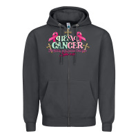 Smoke Heal Cancer Luke 1:37 cross Cancer Awareness Zipper Hoodie - HowdyJamesFarm
