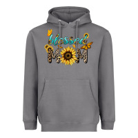 Storm Blessed mom sunflower butterfly mother's day Heavyweight Hoodie - HowdyJamesFarm