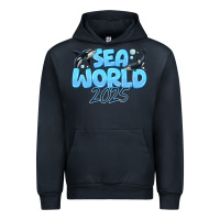 Navy Sea World 2025 Urban Hoodie - CowhideDigitalArt