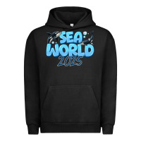 Pigment Black Sea World 2025 Urban Hoodie - CowhideDigitalArt