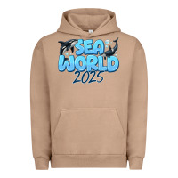 Pigment Burro Sea World 2025 Urban Hoodie - CowhideDigitalArt