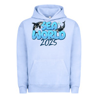 Pigment Grape Ice Sea World 2025 Urban Hoodie - CowhideDigitalArt