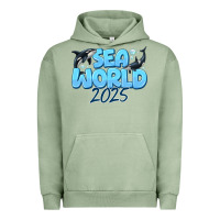 Pigment Oil Green Sea World 2025 Urban Hoodie - CowhideDigitalArt
