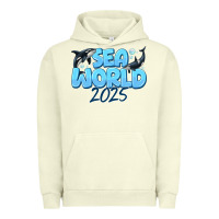 Pigment Pistachio Sea World 2025 Urban Hoodie - CowhideDigitalArt