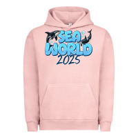 Pigment Salmon Sea World 2025 Urban Hoodie - CowhideDigitalArt