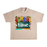 French Oak school time Urban Heavy Tee - NancyCooperArtShop