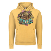 Vintage Mustard southern nana western flowers Vintage Hoodie - NancyCooperArtShop