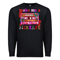 Black make me a mixtape olivia Premium Sweatshirt - OliviaCreatesArt