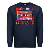 Navy make me a mixtape olivia Premium Sweatshirt - OliviaCreatesArt