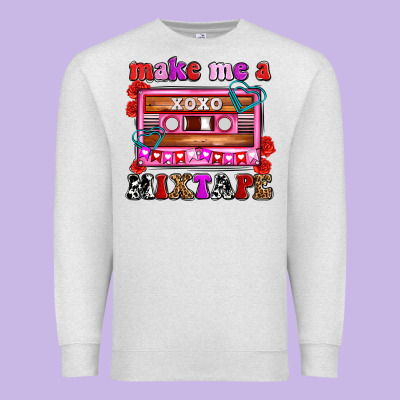 Make Me A Mixtape Olivia Premium Sweatshirt Designed By Oliviacreatesart