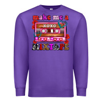 Purple make me a mixtape olivia Premium Sweatshirt - OliviaCreatesArt