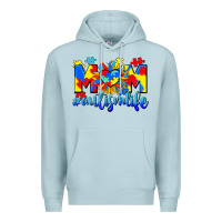 Blue Mist Mom Autism life Premium Hoodie - CowGirlArtShop