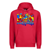Cardinal Mom Autism life Premium Hoodie - CowGirlArtShop