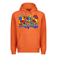 Carrot Mom Autism life Premium Hoodie - CowGirlArtShop