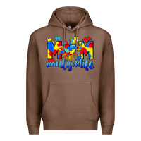 Chestnut Mom Autism life Premium Hoodie - CowGirlArtShop