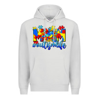 Dove Grey Mom Autism life Premium Hoodie - CowGirlArtShop