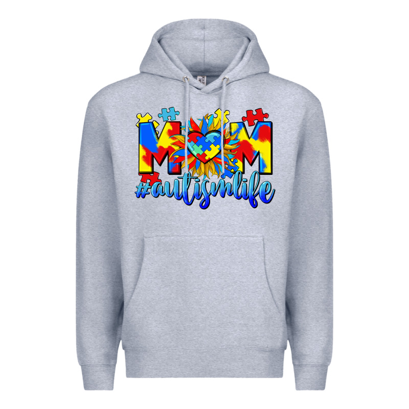 Mom Autism Life Premium Hoodie by CowGirlArtShop | Teevron