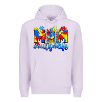 Lilac Mom Autism life Premium Hoodie - CowGirlArtShop