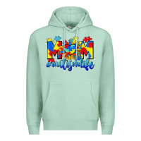 Seafoam Mom Autism life Premium Hoodie - CowGirlArtShop