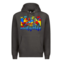 Smoke Mom Autism life Premium Hoodie - CowGirlArtShop