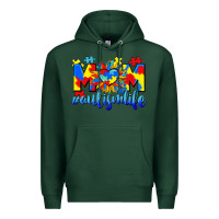 Sports Green Mom Autism life Premium Hoodie - CowGirlArtShop