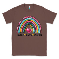 Chestnut rainbow teach love inspire Classic Tee - NancyCooperArtShop