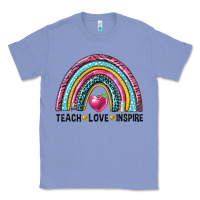 Colony Blue rainbow teach love inspire Classic Tee - NancyCooperArtShop