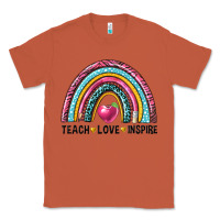 Copper rainbow teach love inspire Classic Tee - NancyCooperArtShop
