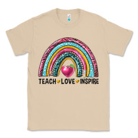 Mushroom rainbow teach love inspire Classic Tee - NancyCooperArtShop