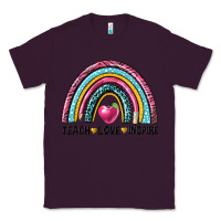 Plum rainbow teach love inspire Classic Tee - NancyCooperArtShop