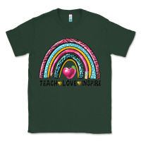 Sports Green rainbow teach love inspire Classic Tee - NancyCooperArtShop