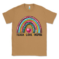 Toasted Coconut rainbow teach love inspire Classic Tee - NancyCooperArtShop