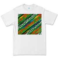 White st patricks day leopard rainbow Premium Tee - Artiststas