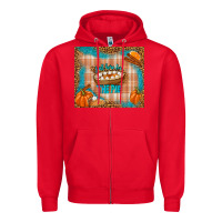 Red just here for the pie Zipper Hoodie - TumblerDesignByShophia