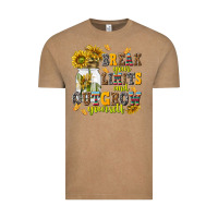 Vintage Coffee break your limits and outgrow yourself Vintage Tee - NancyCooperArtShop