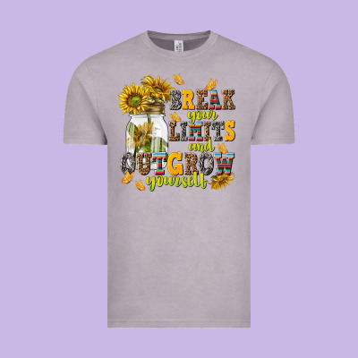 Break Your Limits And Outgrow Yourself Vintage Tee Designed By Nancycooperartshop