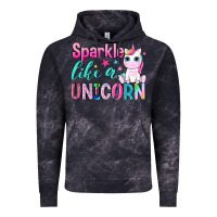 Cloud Black sparkle like a unicorn Vintage Hoodie - NancyCooperArtShop