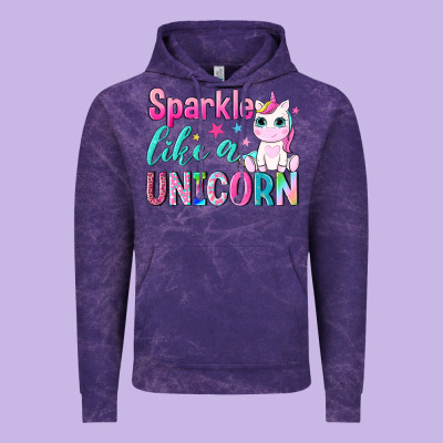Sparkle Like A Unicorn Vintage Hoodie Designed By Nancycooperartshop