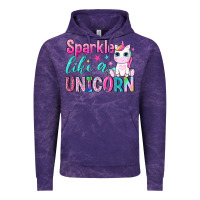 Cloud Purple sparkle like a unicorn Vintage Hoodie - NancyCooperArtShop