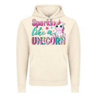 Vintage Artic sparkle like a unicorn Vintage Hoodie - NancyCooperArtShop