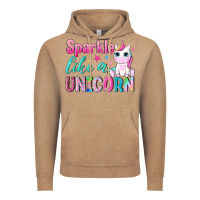 Vintage Coffee sparkle like a unicorn Vintage Hoodie - NancyCooperArtShop