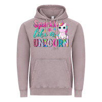 Vintage Zinc sparkle like a unicorn Vintage Hoodie - NancyCooperArtShop